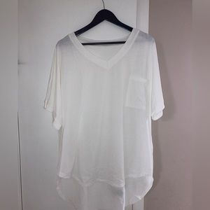 Shein tshirt high low size 4XL